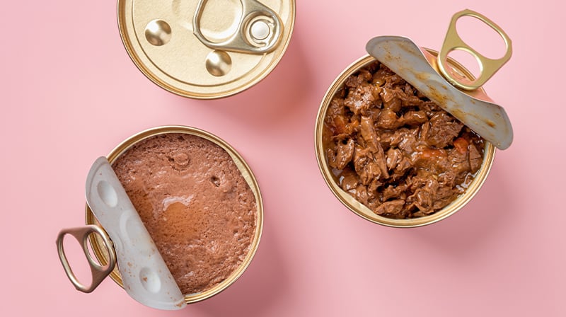 canned cat food