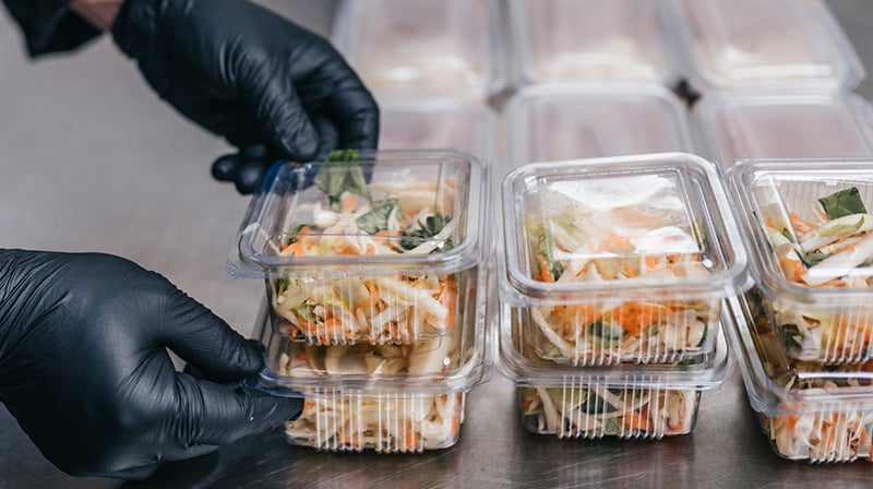 sealed packaged food