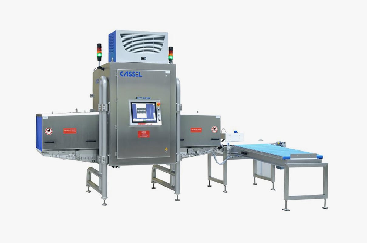 X-Ray Inspection Machines on a white background for Cosmetics & Pharmaceutical